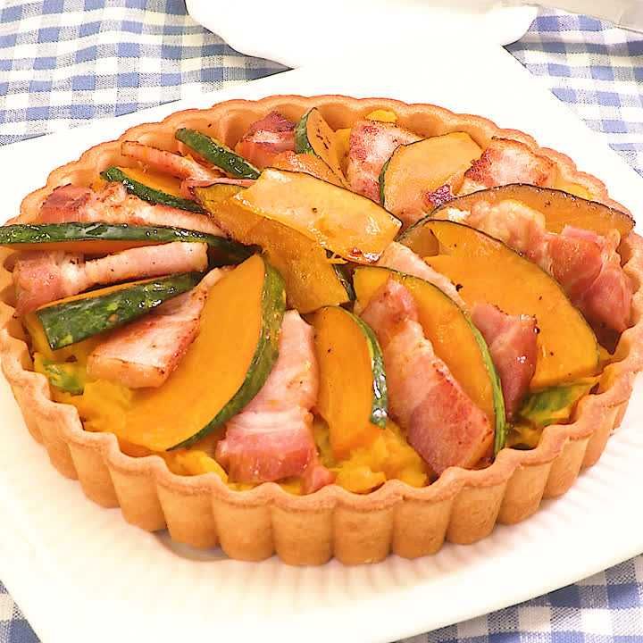 かぼちゃのベーコンタルト