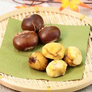 「焼き栗」のレシピ動画
