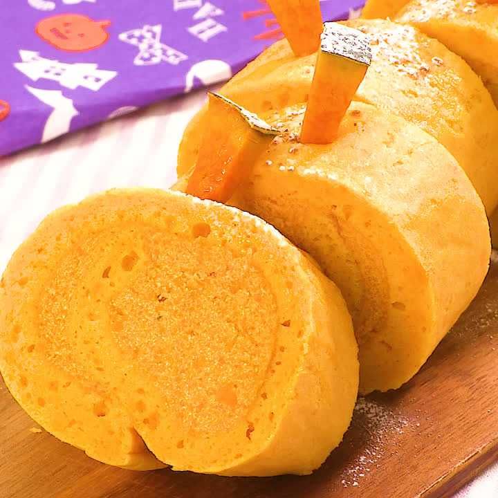 かぼちゃのロールケーキ
