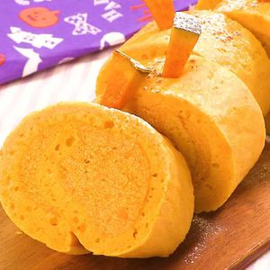 「かぼちゃのロールケーキ」のレシピ動画