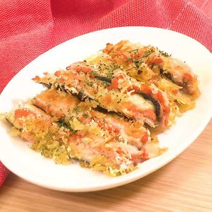 「サンマの明太チーズ焼き」のレシピ動画