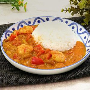 「エビとピーナッツのカレー」のレシピ動画