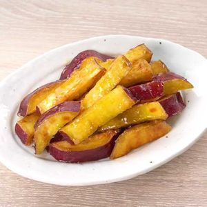 「さつまいもの塩バター炒め」のレシピ動画