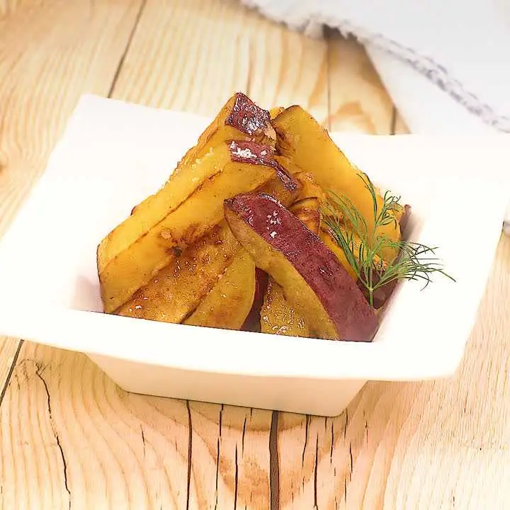 さつまいもの塩バター炒め