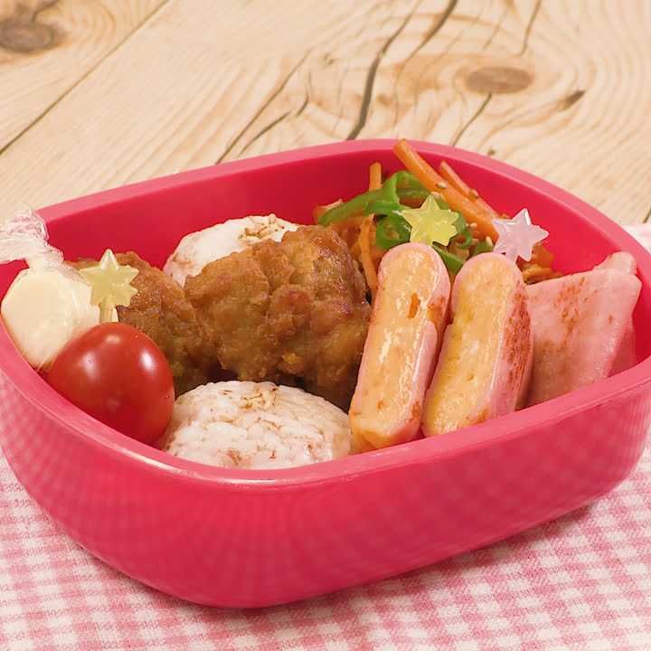 たまごハムはさみオムレツ