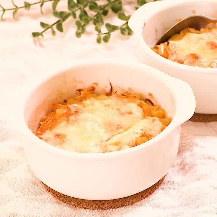 千切りキャベツのオーロラソース焼き