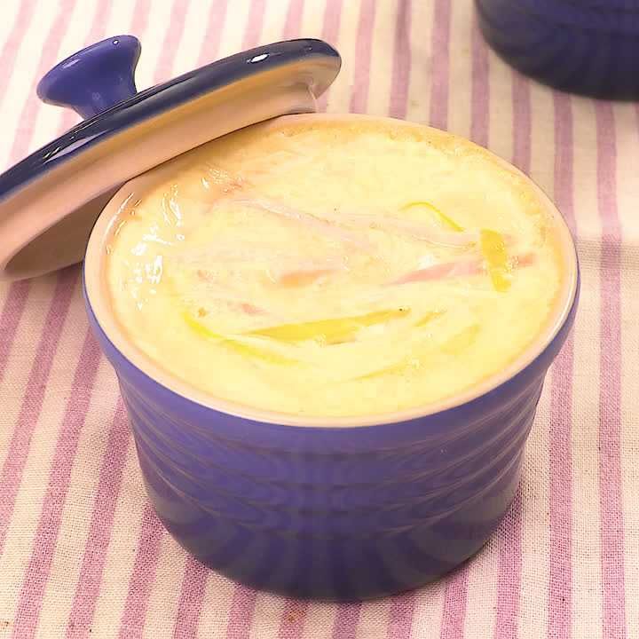 ねぎとハムの簡単キッシュ