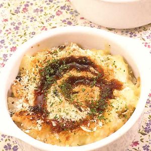 「里芋の肉味噌揚げないコロッケ」のレシピ動画