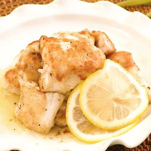 白子のレモンバターソテー