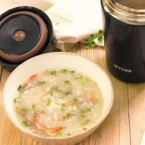 「エビとザーサイの中華粥」のレシピ動画