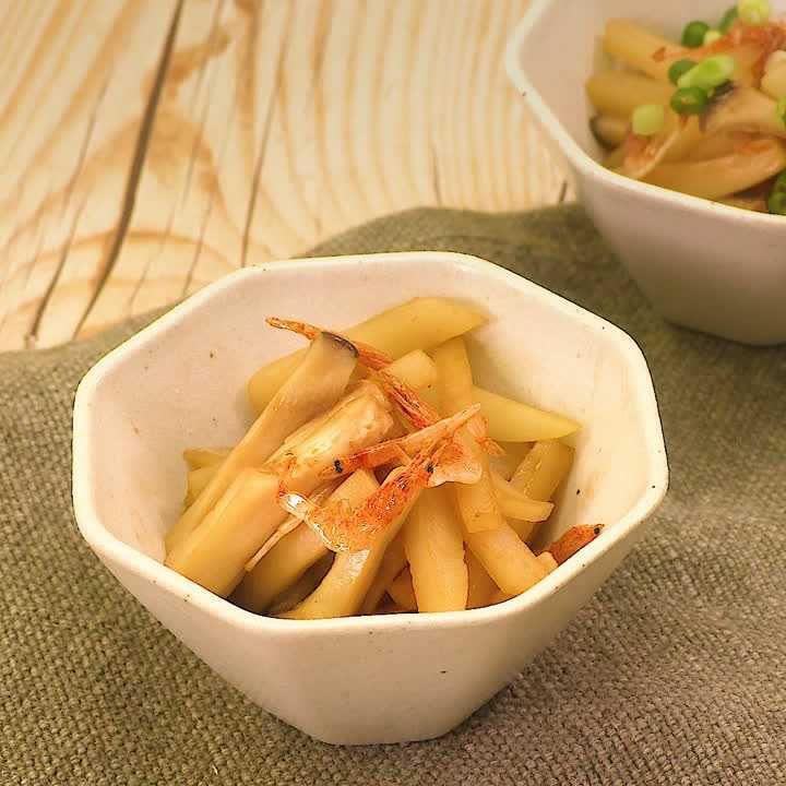 じゃがいもと桜えびのきんぴら