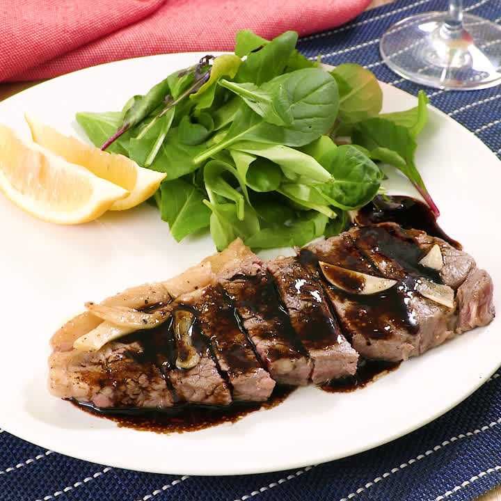 牛肉ステーキバルサミコソース