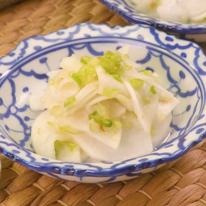 かぶのねぎ油和え