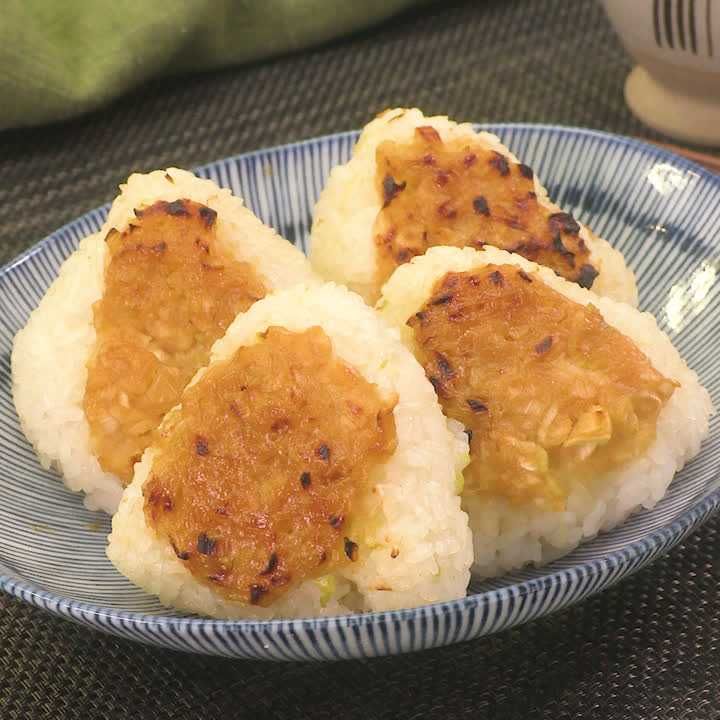ねぎみそ焼きおにぎり