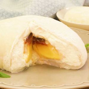 巨大プリン大福