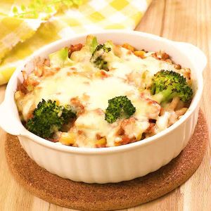 ミートパスタグラタン