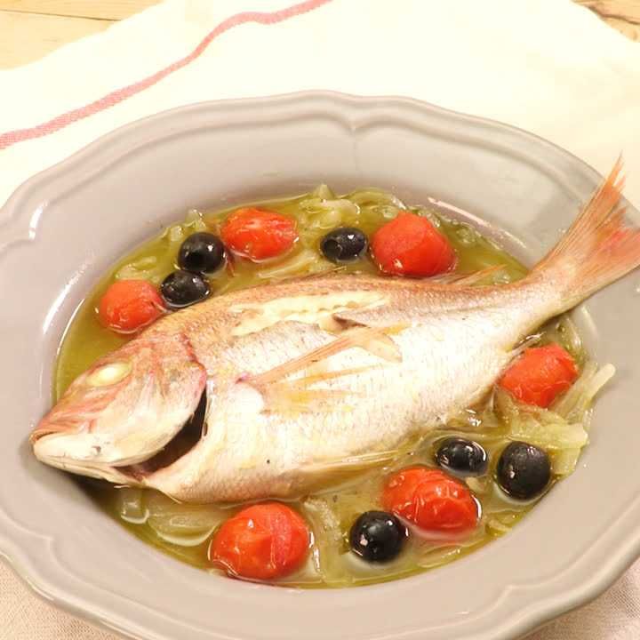 チダイのアクアパッツァ