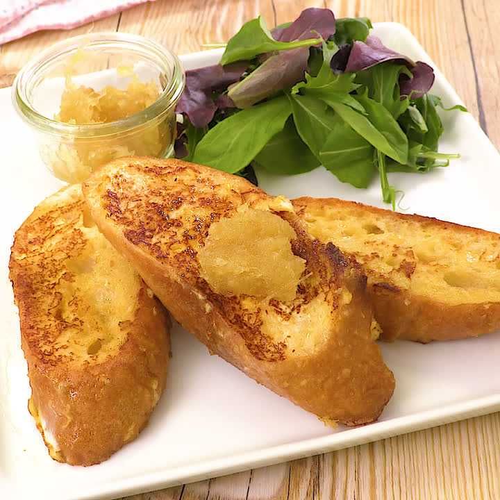 ジンジャーブレッドフレンチトーストロールアップのレシピ