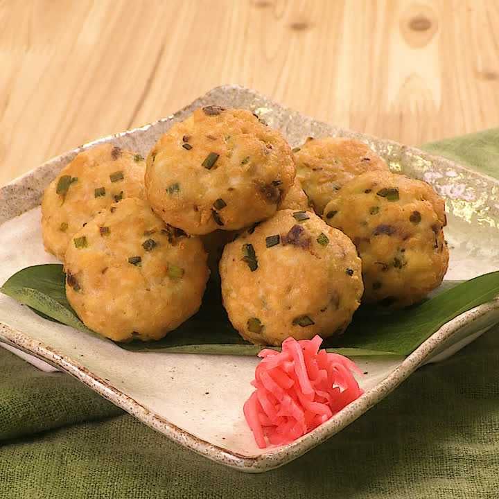 さわらと豆腐の揚げ団子