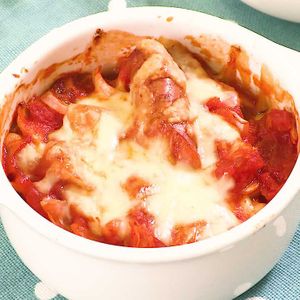 ウインナーキムチチーズグラタン