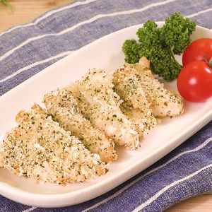 「ささみのチーズパン粉焼き」のレシピ動画