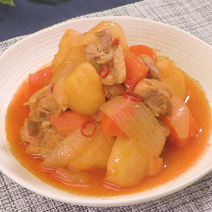 ピリ辛鶏じゃが