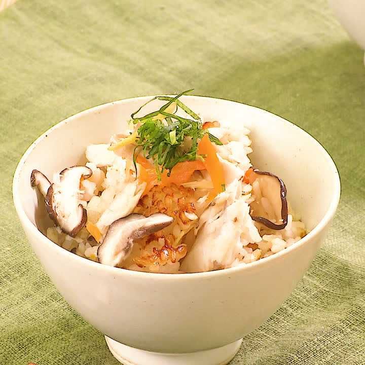 さわらの炊きこみごはん