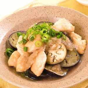 「ささみとなすのみぞれ煮」のレシピ動画