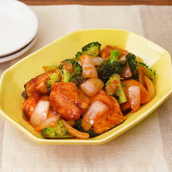 さわらのチリソース炒め