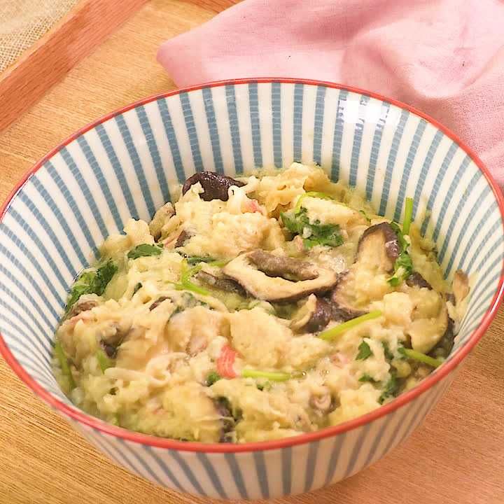 長いものふわふわ蒸し