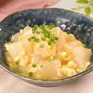 「大根と卵のふわふわ塩あんかけ」のレシピ動画