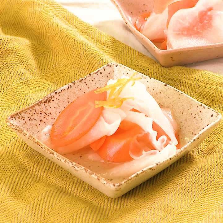 冬野菜の柚子漬け