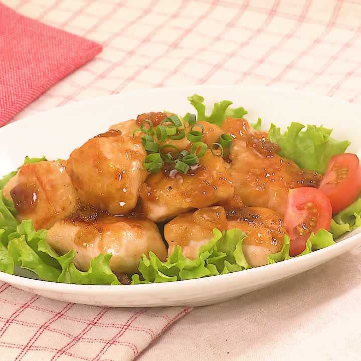 鶏むね肉のガリバタチキン