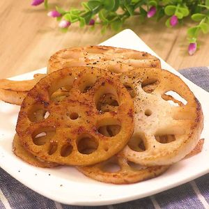 「れんこんのバターしょうゆ炒め」のレシピ動画