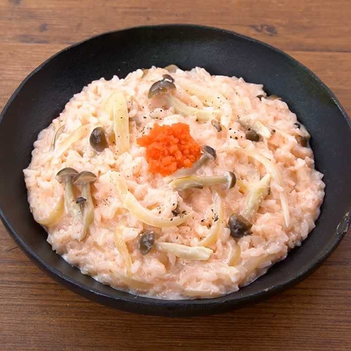 たらこのチーズリゾット