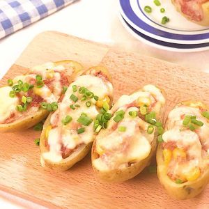 「メークインのコンビーフボート」のレシピ動画