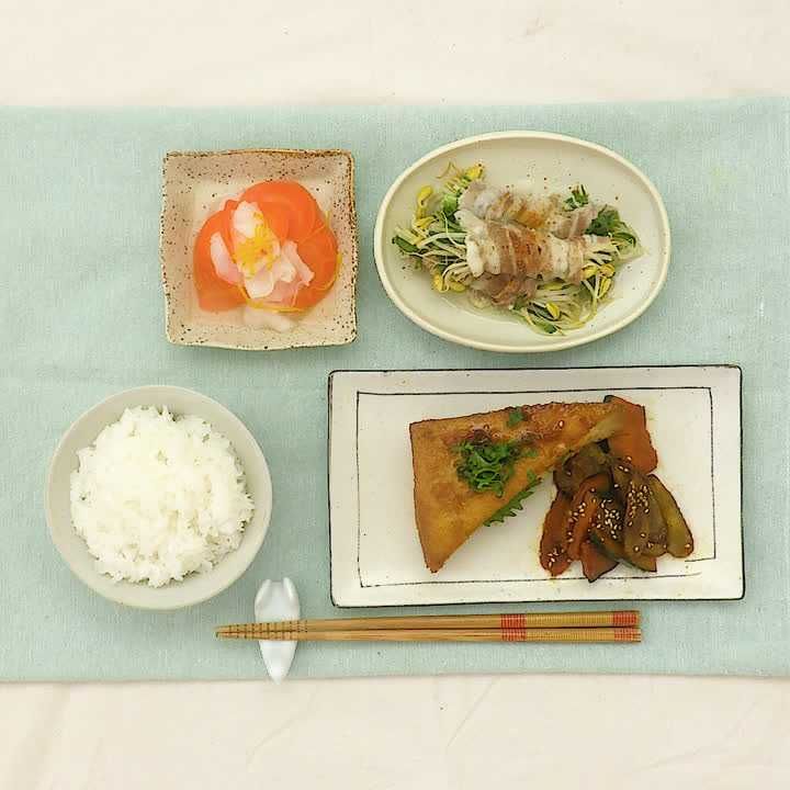 厚揚げ大葉チーズ献立