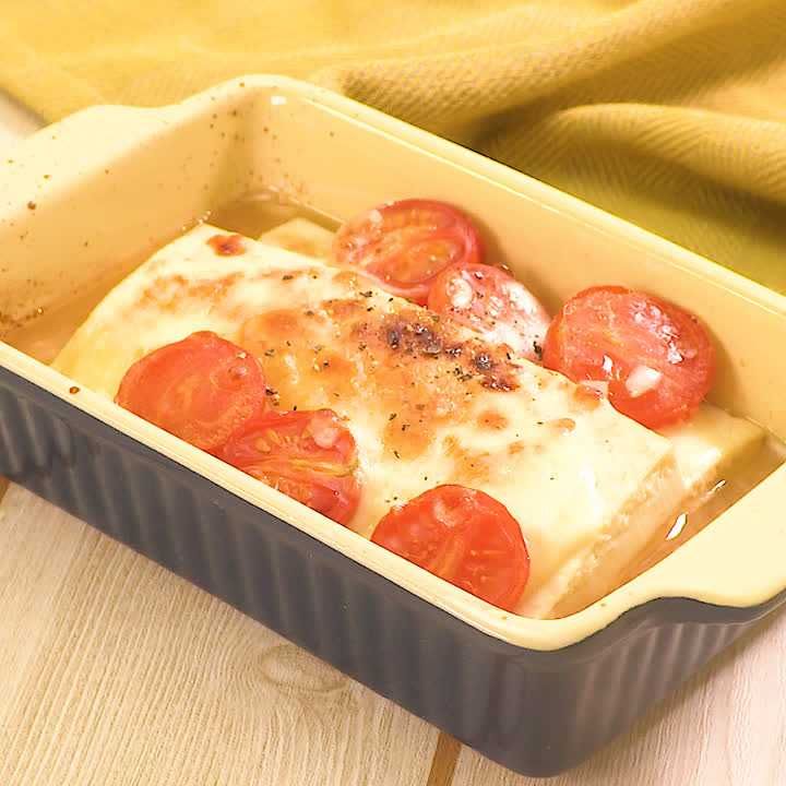 豆腐の味噌チーズ焼き