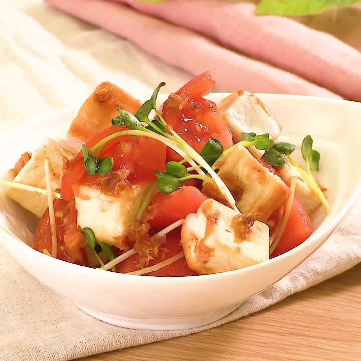 はんぺんとトマトのおかか和え