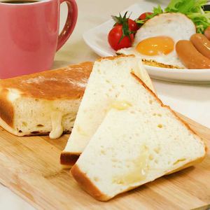 「卵焼き器で食パン」のレシピ動画