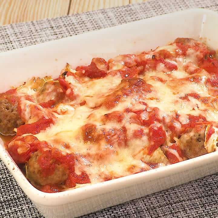 ロールキャベツのグラタン風