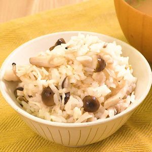 切り干し大根ときのこの混ぜご飯