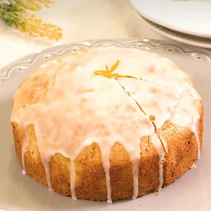 ゆずのアイシングケーキ