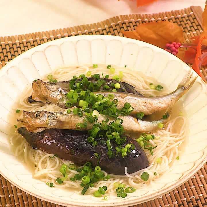 ししゃものあったかそうめん