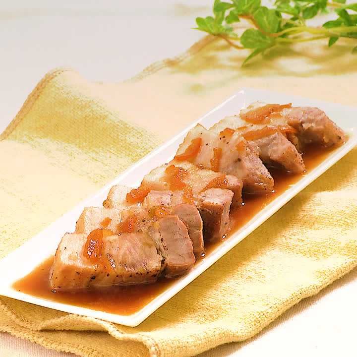 豚肉のマーマレード煮