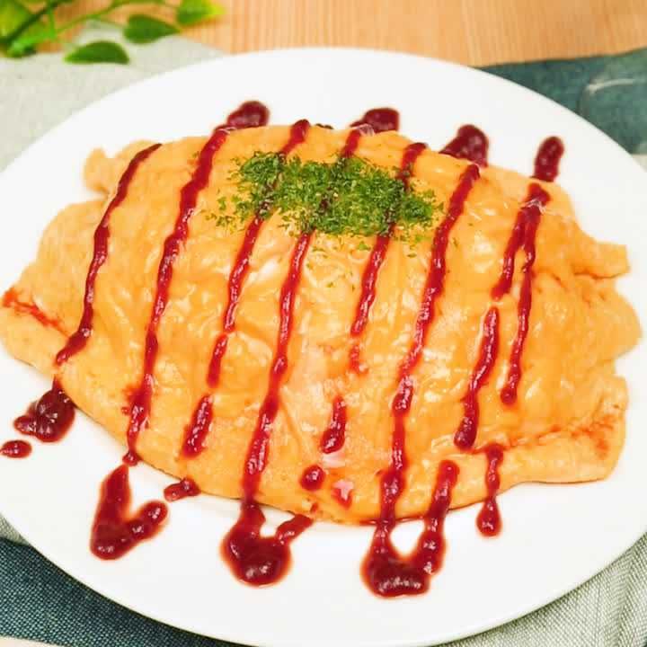 かぼちゃのオムライス