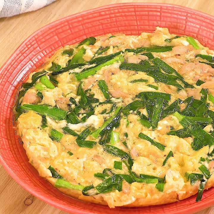 山芋入りニラ玉