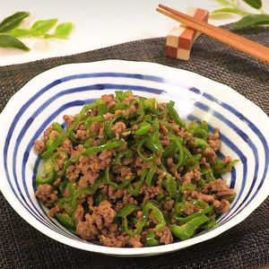 ピーマン肉味噌