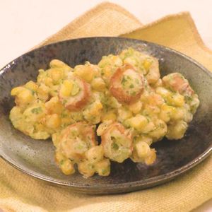 ちくわとコーンの磯辺揚げ