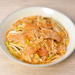 えのきと豚肉のレンジ蒸し